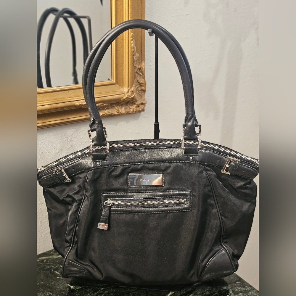 Calvin Klein Collection Black Tote Bag